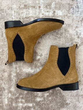 Rebecca Minkoff Sabeen Suede Studded Boots